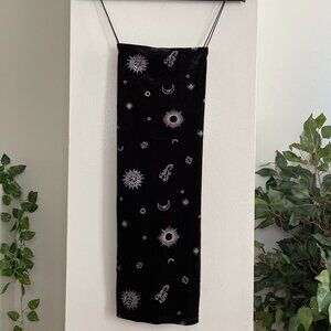 Glitter little black mini dress - Velvet